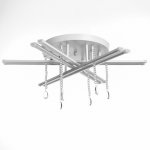 Люстра "Грань" LED 72Вт 6000К белый 59х59х13 см