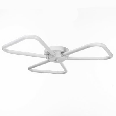 Люстра "Пропеллер" LED 82Вт 3000К - 6000К белый 52х52х10 см
