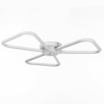 Люстра "Пропеллер" LED 82Вт 3000К - 6000К белый 52х52х10 см