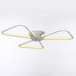 Люстра "Пропеллер" LED 82Вт 3000К - 6000К белый 52х52х10 см