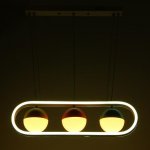 Люстра "Планетариум" LED 136Вт 3000К - 6000К белый 60х13,5х21 см