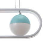 Люстра "Планетариум" LED 136Вт 3000К - 6000К белый 60х13,5х21 см