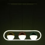 Люстра "Планетариум" LED 136Вт 3000К - 6000К белый 60х13,5х21 см