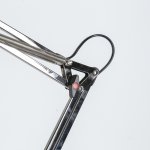 Торшер "Техно" 1x60Вт E27 черный хром 46х27х174 см