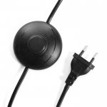 Торшер "Шарм" 1x60Вт E27 черный 27х27х193 см