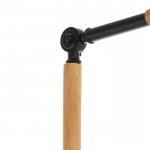 Торшер "Шарм" 1x60Вт E27 черный 27х27х193 см