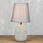 Лампа настольная "Антураж" 1x40Вт Е14 серый 17х17х33 см.