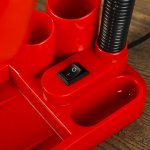 Лампа настольная "Мудрец" Е27 40W,  220В красный 18х11,5х33 см