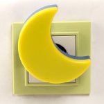 Ночник "Полумесяц" 1Вт МИКС 5х4х8 см.