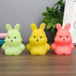 Ночник пластик "Зайчик" 1Вт RGB МИКС 3х6х6,5 см.