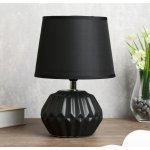 Лампа настольная "Фавия" 1х40Вт Е14 черный 20х20х28 см.