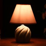 Лампа настольная керамика "Кадди" 1хE14 40Вт серый 18х18х27 см.