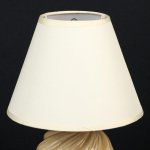 Лампа настольная керамика "Кадди" 1хE14 40Вт бежевый 18х18х27 см.