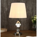 Лампа настольная с подсветкой "Адорно" 1х40Вт Е27 серебро 24х24х43 см.