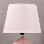 Лампа настольная "Бутон" Е27 1х40Вт светло-розовый 20х20х30 см