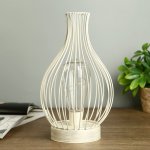 Ночник "Белый фонарь" LED белый 15х15х16 см.