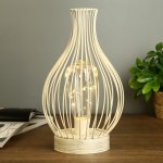 Ночник "Белый фонарь" LED белый 15х15х16 см.