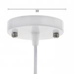 Светильник "Вармо" 1х60Вт Е27 белый 28х28х24 см.