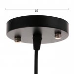 Светильник "Вармо" 1х60Вт Е27 черный 28х28х24 см.