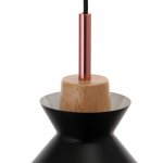 Светильник "Мирелла" 1х60Вт Е27 черный 27х27х19 см.