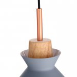 Светильник "Мирелла" 1х60Вт Е27 серый 27х27х19 см.