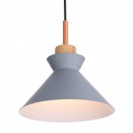 Светильник "Мирелла" 1х60Вт Е27 серый 27х27х19 см.