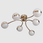 Люстра "Артена" LED 42Вт золото 70х70х24 см.