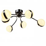 Люстра "Артена" LED 42Вт хром 70х70х24 см.