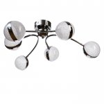 Люстра "Артена" LED 42Вт хром 70х70х24 см.