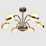 Люстра "Артена" LED 42Вт золото 60х60х42 см.