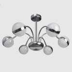 Люстра "Артена" LED 42Вт хром 60х60х42 см.