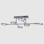 Люстра "Пунто" 6хLED 42Вт хром 88х80х17 см.