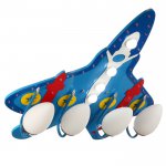 Люстра "Истребитель" 4x40Вт E14+3x5Вт LED 70х60х18 см.