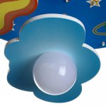 Люстра "Звезды" 3x40Вт E27+10Вт LED 55х55х18 см.