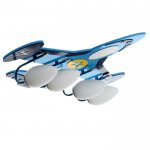 Люстра "Штурмовик" 4x40Вт E14+10Вт LED 67,5х60х17 см.