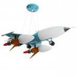 Люстра "Перехватчик" 2x40Вт E27+2х40Вт E14 74х59х79 см.