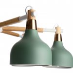 Люстра "Канди" 6x40Вт E27 зеленый 75х75х64 см.