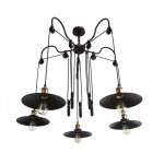 Люстра "Кандела" 5х40Вт E27 черный 118х118х129 см.