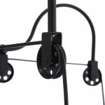 Люстра "Кандела" 5х40Вт E27 черный 118х118х129 см.