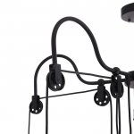 Люстра "Кандела" 5х40Вт E27 черный 118х118х129 см.