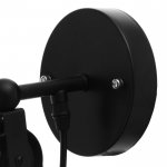 Бра "Кандела" 1х60Вт E27 черный 22х58х51 см.