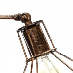 Бра "Одри" 1х40Вт E27 черный-золото 20x15x20 см.