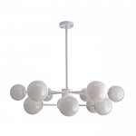 Люстра "Баренса" 12х40Вт E27 белый 86х86х75 см.