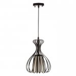 Светильник "Форма" 1х40Вт E27 черный 22х22х120 см.