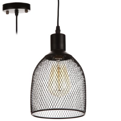 Светильник Светильник "Полушар" 1х40Вт E27 черный 16х16х120 см.