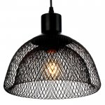 Светильник "Плетение" 1х40Вт E27 черный 25х25х120 см.