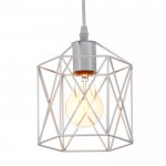 Светильник "Прямоугольник" 1х40Вт E27 белый 16х16х100 см.