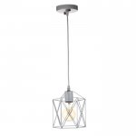 Светильник "Прямоугольник" 1х40Вт E27 белый 16х16х100 см.