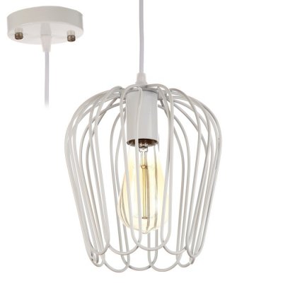 Светильник Светильник "Цветок" 1х40Вт E27 белый 18х18х100 см.