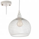 Светильник "Шар" 1х40Вт E27 белый 22х22х100 см.